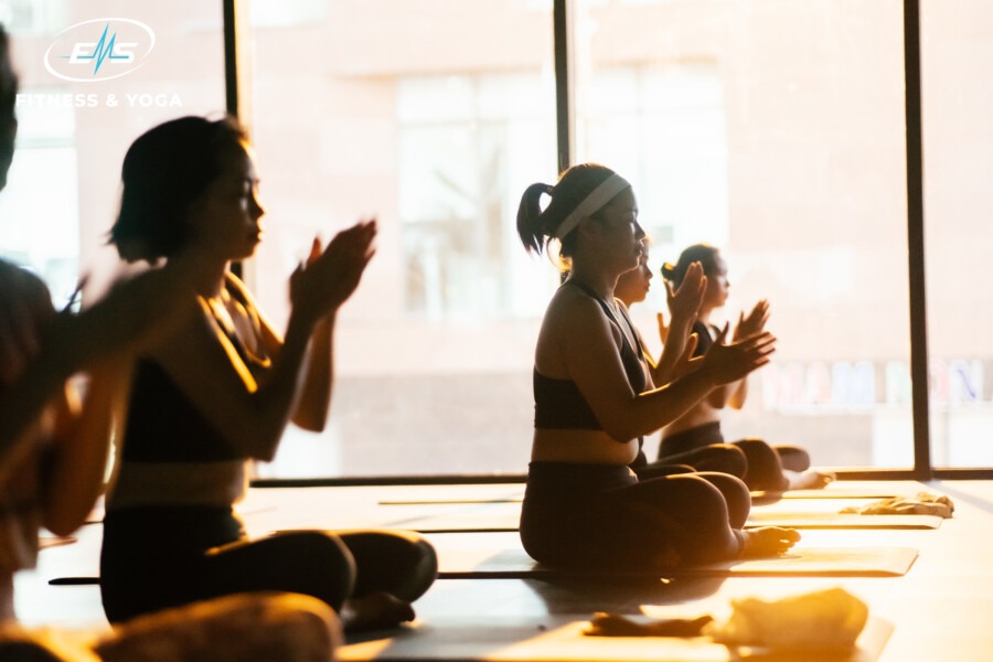 Tập yoga tại hệ thống phòng tập EMS Fiteness & Yoga
